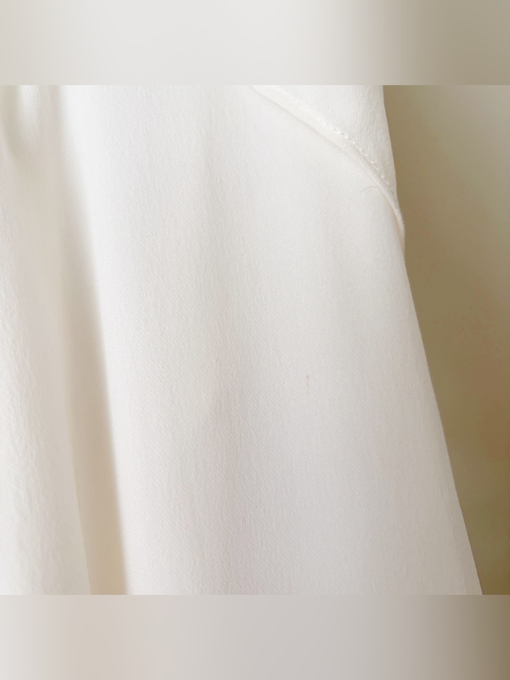 Parker | Lace Shoulder Long Sleeve Romper Ruffles Surplice V-neck Ivory Large - Picture 11 of 11